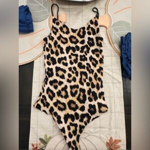 H&M Leopard Print Bodysuit